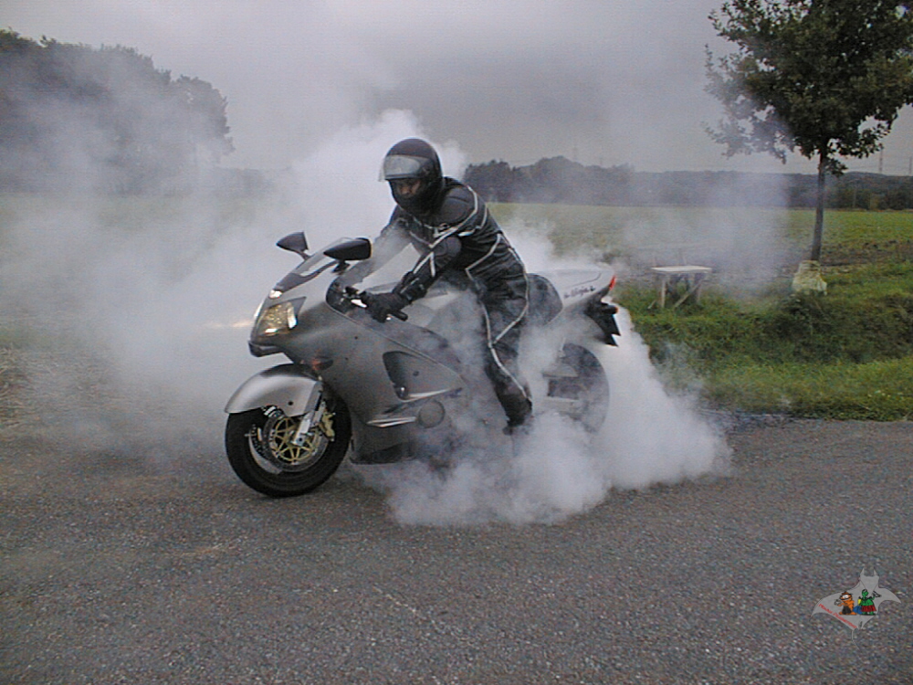 ZX12R Burnout